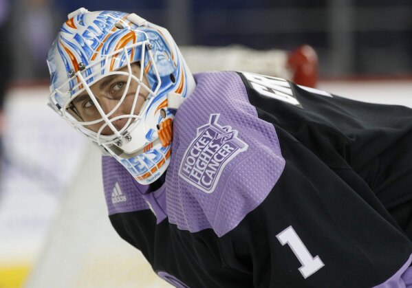Mayfield Greiss lead Islanders to 2 1 win over Panthers AP News